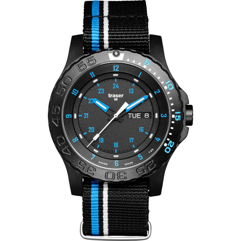 traser H3 Blue Infinity Watch | Textile Strap 105545
