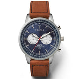 Triwa Blue Steel Nevil Watch | Brown Sewn Classic