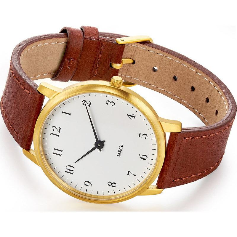 Projects Watches Bodoni 40mm Watch | Brass/Brown 7401BRBR40
