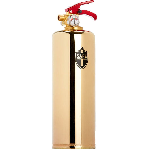 Safe-T Designer Fire Extinguisher | Brass