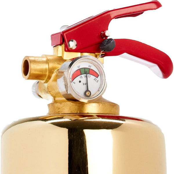 Safe-T Designer Fire Extinguisher | Brass