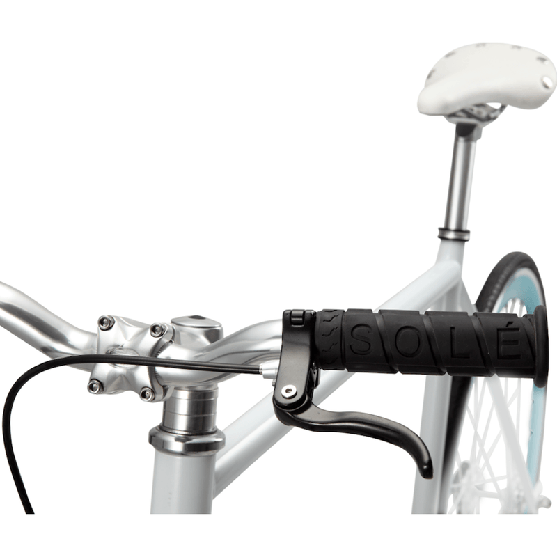 Sole Bicycles Breakwater Fixed Single Speed Bike | White Frame/Seafoam Green Rims Sole 062-52