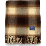 Faribault Ombre Plaid Throw | Wool