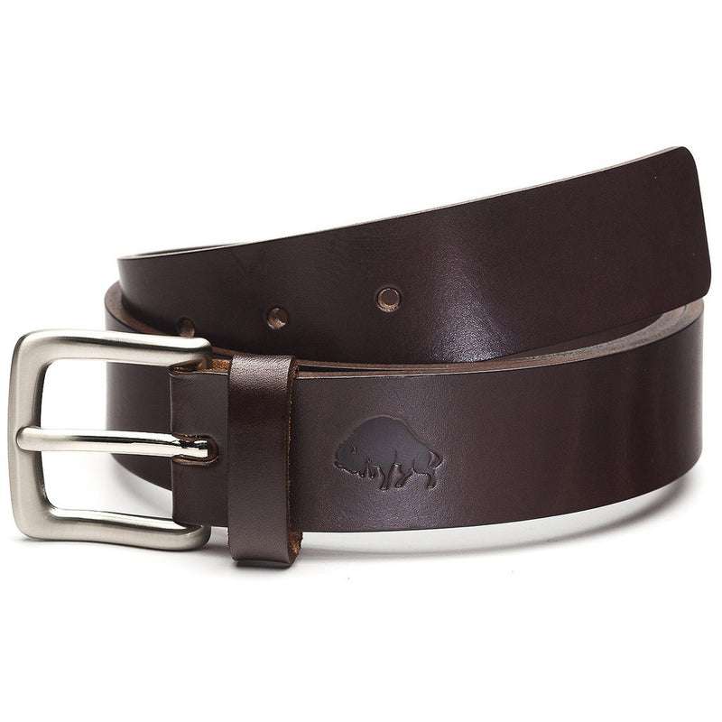 Ezra Arthur No. 1 Belt | Brown/Nickle Buckle Sizes 32-42 CBT121N