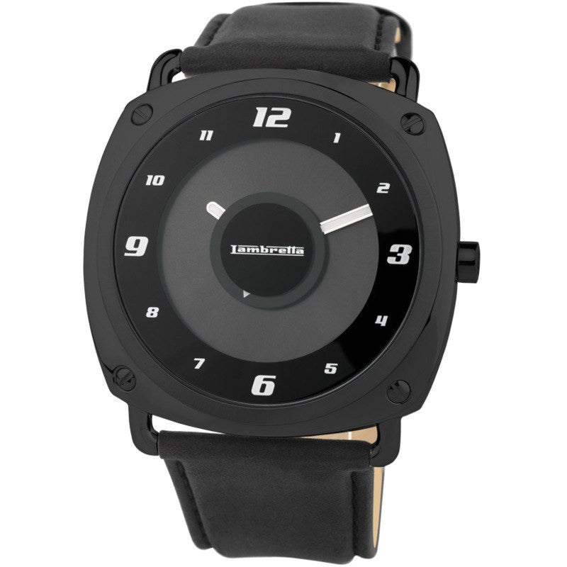Lambretta Brunori Black Watch | Leather Black 2089BLA