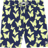 Tom & Teddy Men's Butterflies Swim Trunk | Pastel Green / M