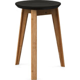 We Do Wood Button Stool |  Black