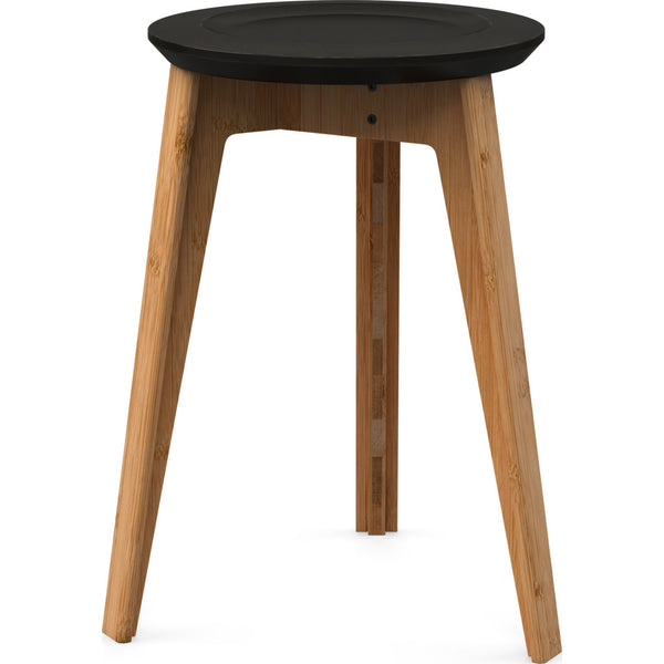 We Do Wood Button Stool |  Black