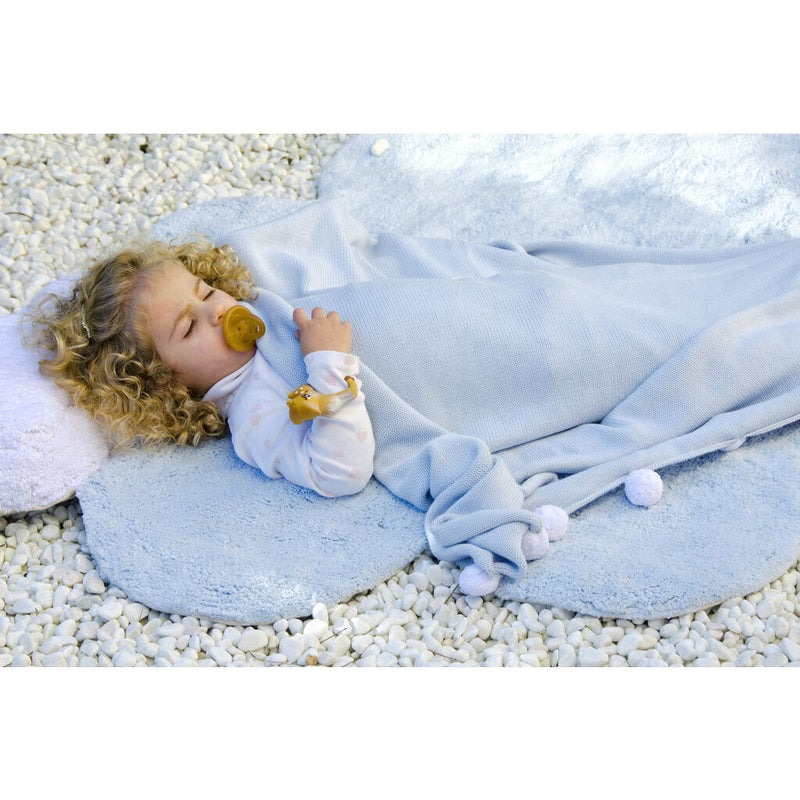 Lorena Canals Puffy Dream Washable Rug | Blue