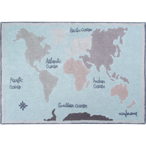 Lorena Canals Vintage Map Washable Rug
