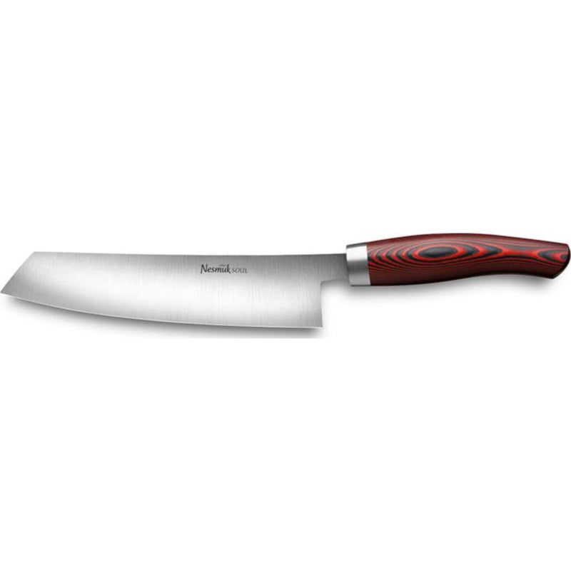 Nesmuk Janus Chef's Knife 180 Micarta Red