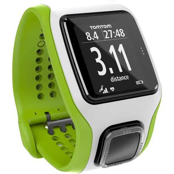 TomTom Multi-Sport Cardio GPS Watch Green/White – Sportique