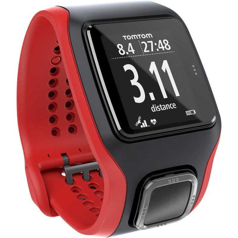 TomTom Runner Cardio GPS Watch Black/Red | 1RA000100