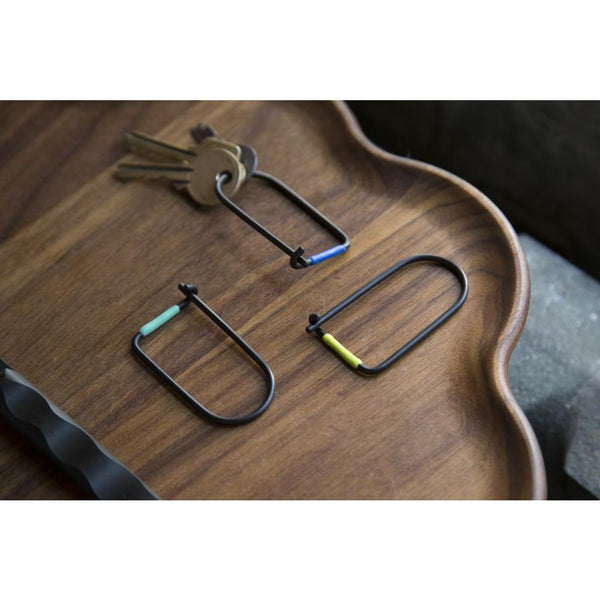 Craighill Carbon Black Keychain | Enameled -Sea Foam