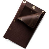 Ezra Arthur Flat Leather Dopp Kit | Malbec