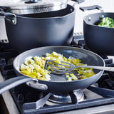 GreenPan Levels Stackables Collection 10" & 12" Open Frypan Set | Grey