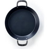 BK Paella Pan with Side Handles | Black Steel