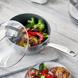 GreenPan Chatham Stainless Steel New Collection 2.5QT Saucepan w/lid