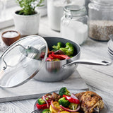 GreenPan Chatham Stainless Steel New Collection 2.5QT Saucepan w/lid