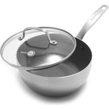 GreenPan Chatham Stainless Steel New Collection 2.5QT Saucepan w/lid