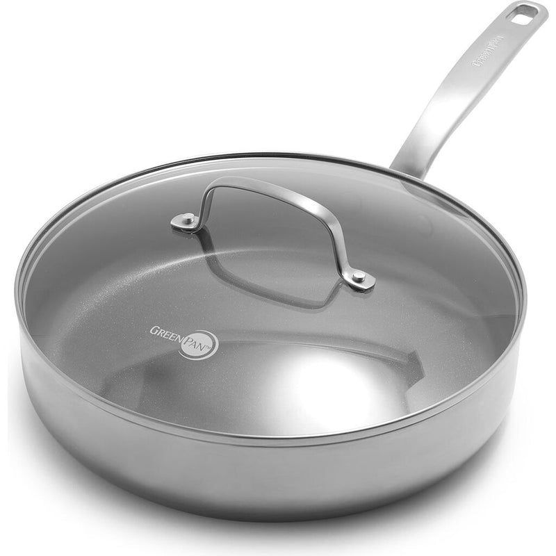 GreenPan Chatham Stainless Steel New Collection 3.75QT Saute Pan w/lid