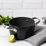 GreenPan 2QT Rice and Grains Cooker w.lid | Black