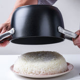 GreenPan 2QT Rice and Grains Cooker w.lid | Black