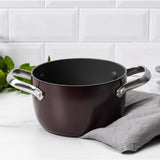 GreenPan 2QT Rice and Grains Cooker w.lid | Merlot - Chocolate Truffle