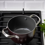 GreenPan 2QT Rice and Grains Cooker w.lid | Merlot - Chocolate Truffle