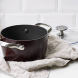 GreenPan 2QT Rice and Grains Cooker w.lid | Merlot - Chocolate Truffle