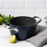 GreenPan 2QT Rice and Grains Cooker w.lid | Twilight - Oxford Blue