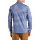 Lacoste Men's Woven Shirt | Navy Blue/Flour 
