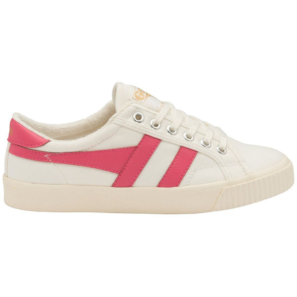 Gola Women's Tennis Mark Cox Sneakers | Off White/Fluro Pink