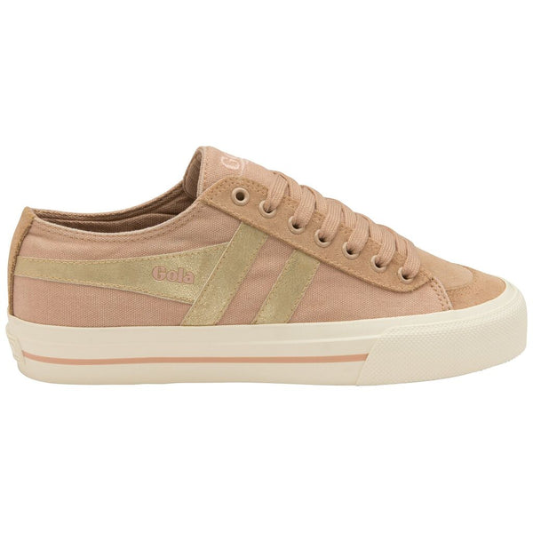 Gola Women's Quota II Mirror Sneakers | Blush Pink/Gold