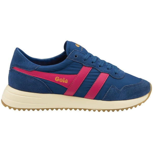 Gola Women's Vancouver Sneakers | Marine Blue/Fuchsia