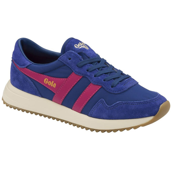 Gola Women's Vancouver Sneakers | Marine Blue/Fuchsia