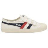 Gola Women's Coaster Velcro Sneakers | Off White/Navy