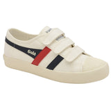 Gola Women's Coaster Velcro Sneakers | Off White/Navy