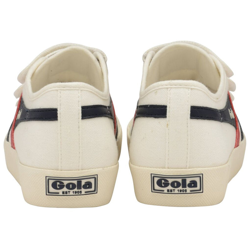 Gola Women's Coaster Velcro Sneakers | Off White/Navy