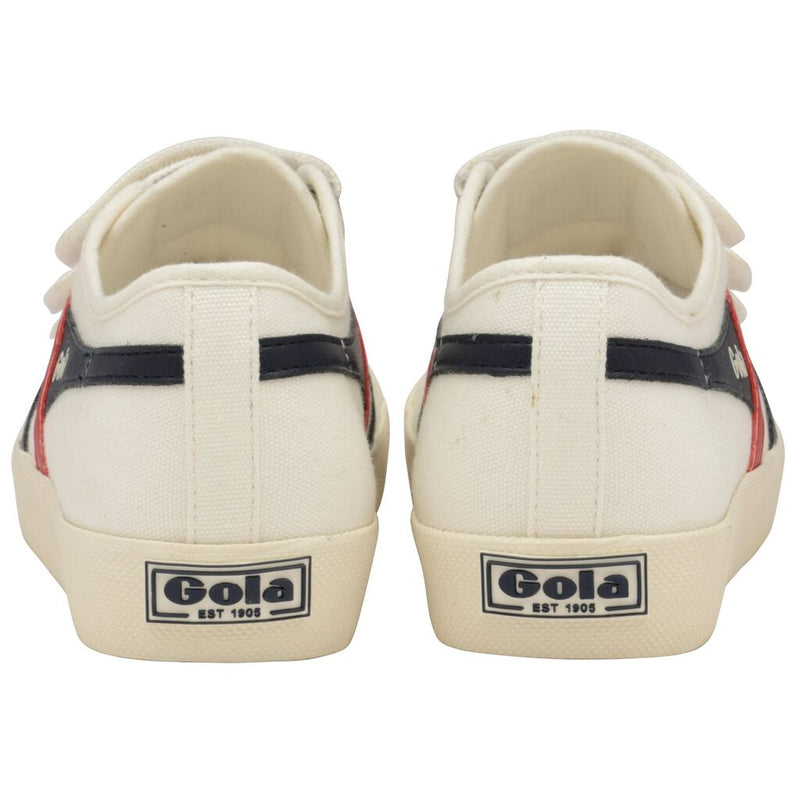 Gola Women's Coaster Velcro Sneakers | Off White/Navy