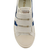 Gola Women's Coaster Velcro Sneakers | Off White/Vintage Blue