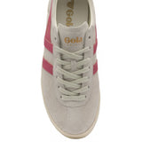 Gola Women's Trainer Suede Sneakers | Off White/Fluro Pink