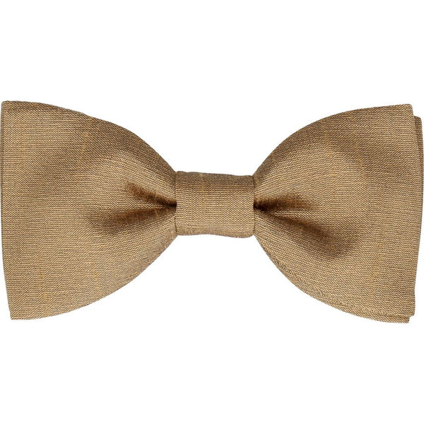 Mrs. Bow Tie Faux Silk Bow Tie | Antique Gold