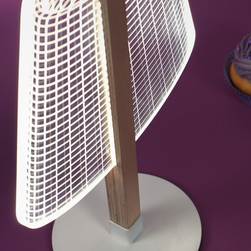 Studio Cheha Classi LED Table Lamp | Iron/Birch/Acrylic