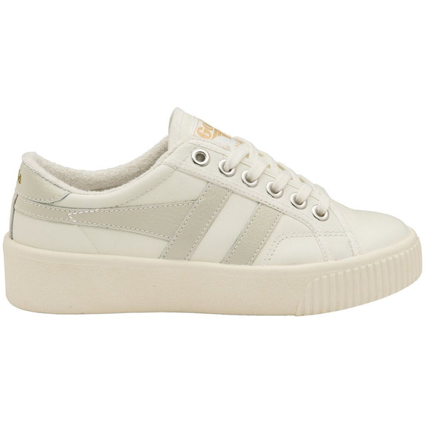 Gola Women's Baseline Mark Cox Leather Sneakers | Off White