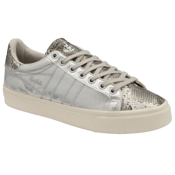 Gola Women's Orchid II Snake Sneakers | Silver/Snake