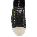 Gola Women's Coaster Splatter Sneakers | Black/Multi