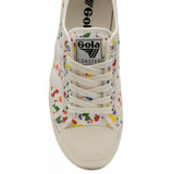 Gola Women's Coaster Splatter Sneakers | Off White/Multi