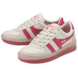 Gola Women's Grandslam 89  Sneakers | Off White/Fluro Pink