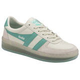 Gola Women's Grandslam 89 Sneakers | Off White/Sea Mist